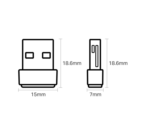 TP-Link Archer T2U Nano (600Mb/s a/b/g/n/ac) DualBand - 483731 - zdjęcie 5